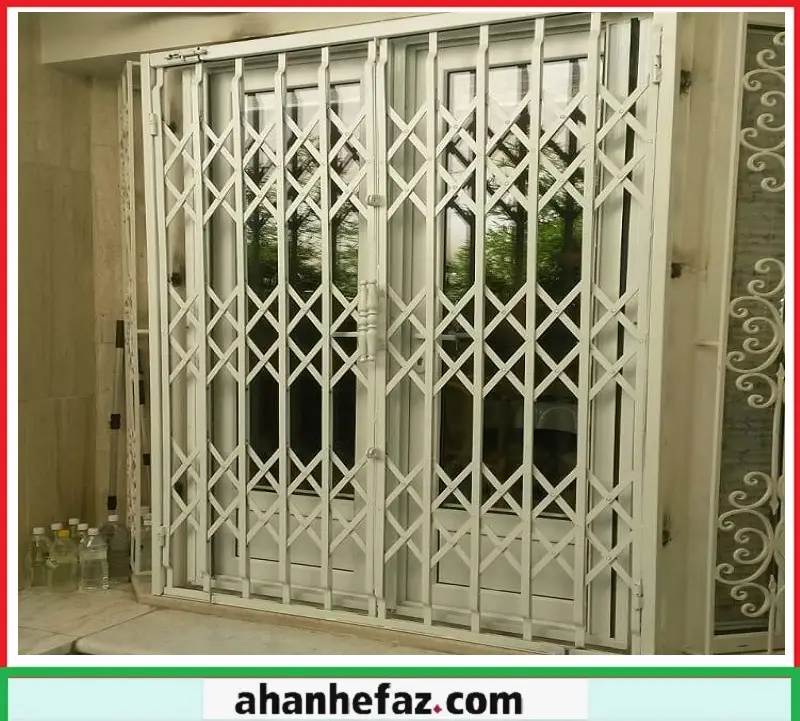 درب آکاردئونی ابعاد درب آکاردئونی