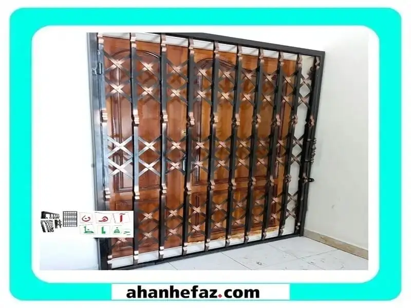 درب آکاردئونی حفاظ آکاردئونی درب ورودی حیاط