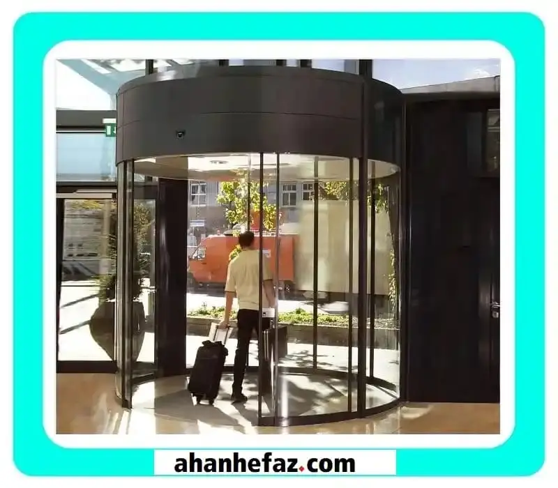 شیشه اتوماتیک مغازه شیشه گردان اتوماتیک